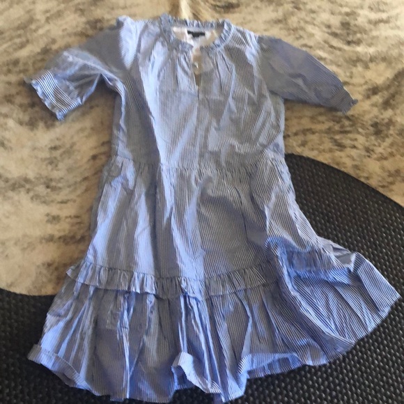 J Crew blue and white striped dress. Size S - Picture 2 of 5